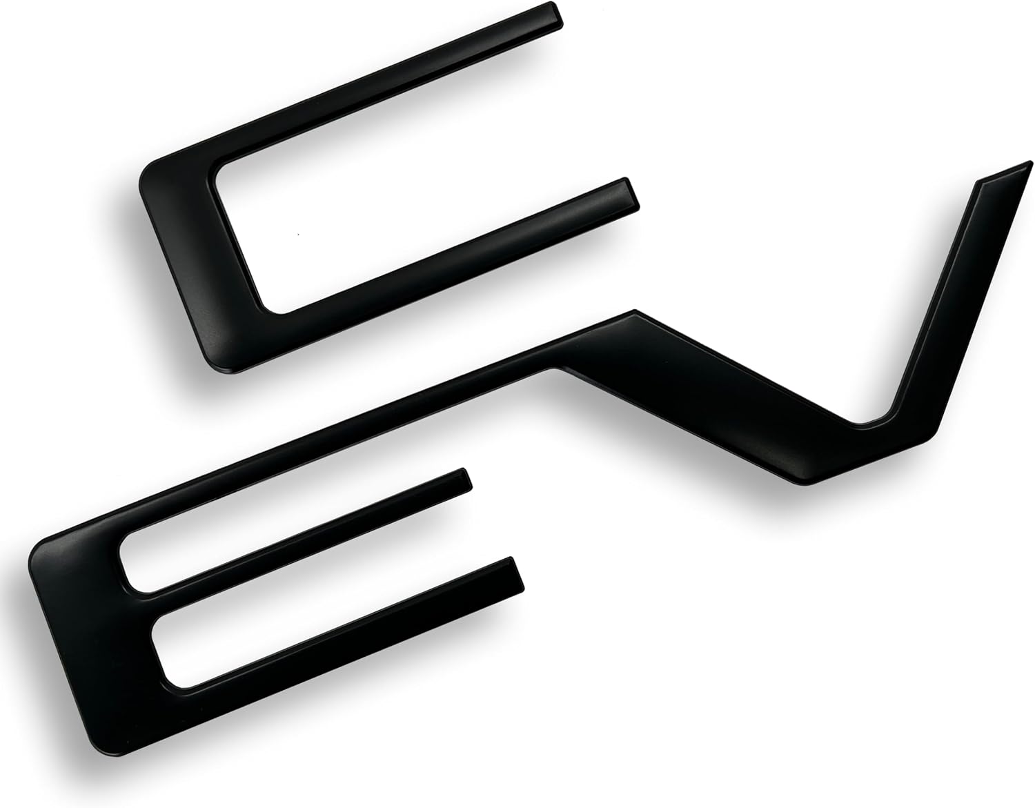 Tailgate Letters Compatible with Silverado 2019 2020 2021 2022 2023 2024 2025 2026 3D Raised Adhesive Insert Letter Emblem - Matte Black