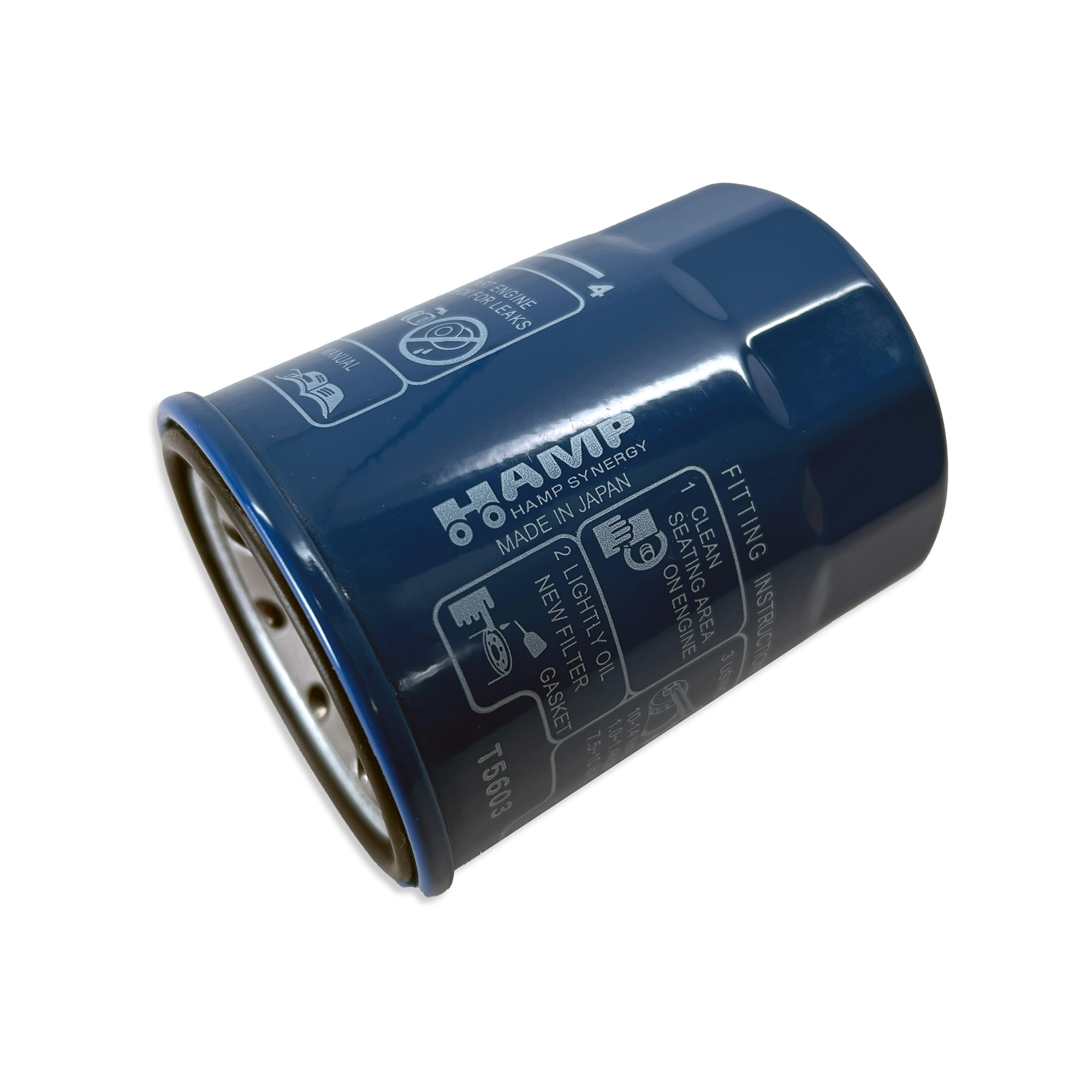HAMP Oil Filter H1540-RTA-003 | Compatible with Honda Acura vehicles | Made in Japan | 3 Pack Bundle with APSG Drain Plug Gasket/Crush Washers | REF: 15400-PLM-A02 / 15400-PLM-A01